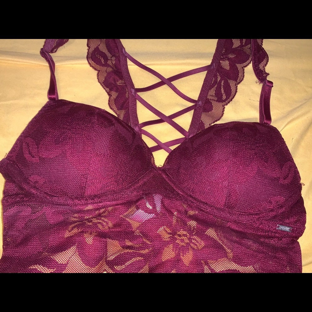 Pink Victoria's Secret bra